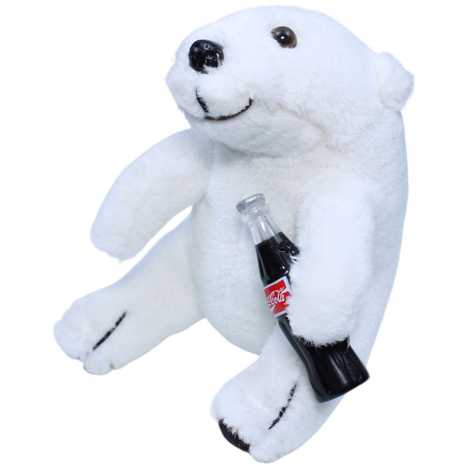 1234038 Coca Cola Eisbär mit Flasche Kuscheltier Kumpel Leo Gebraucht