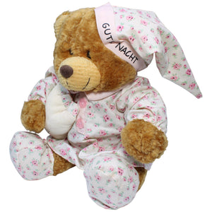 1234104 Kuschelwuschel Teddybär mit Nachthemd und Schlafmütze "Gute Nacht" Kuscheltier Kumpel Leo Bär Gebraucht