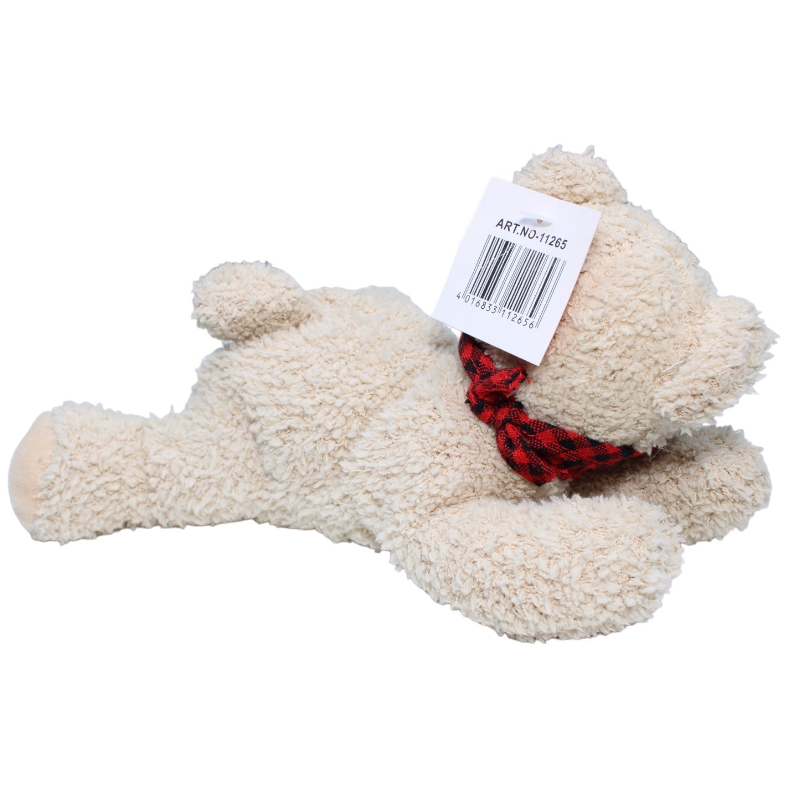 1234110 Bambia Teddybär mit rotem Halstuch, liegend Kuscheltier Kumpel Leo Bär neu