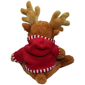 1234114 Besttoy XL Weihnachtselch mit Pulli "Let it snow" Kuscheltier Kumpel Leo Elch Gebraucht Weihnachten