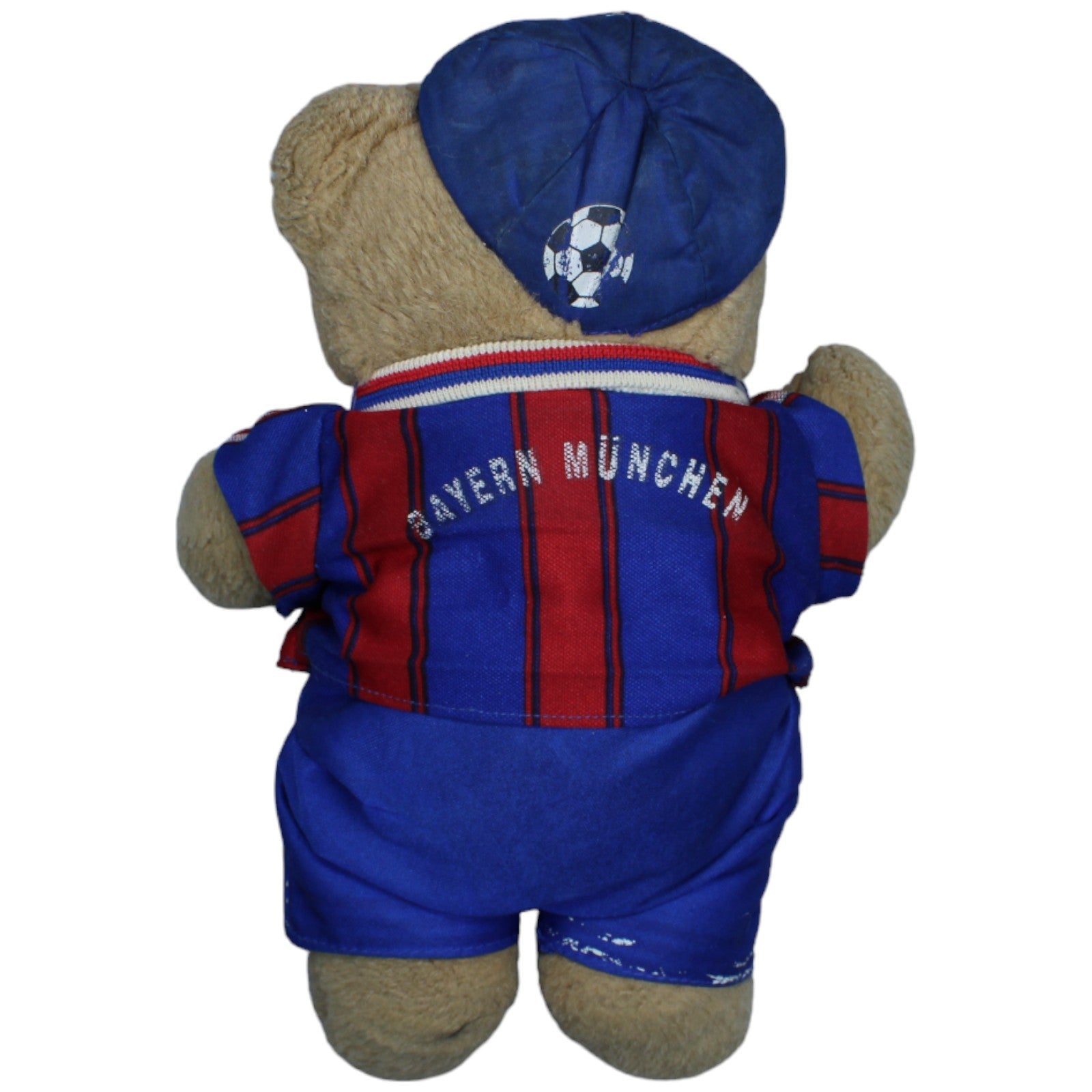 1234138 Fan World Vintage FC Bayern München Maskottchen Bär Berni, Heim-Trikot 1995-1997 Kuscheltier Kumpel Leo Gebraucht