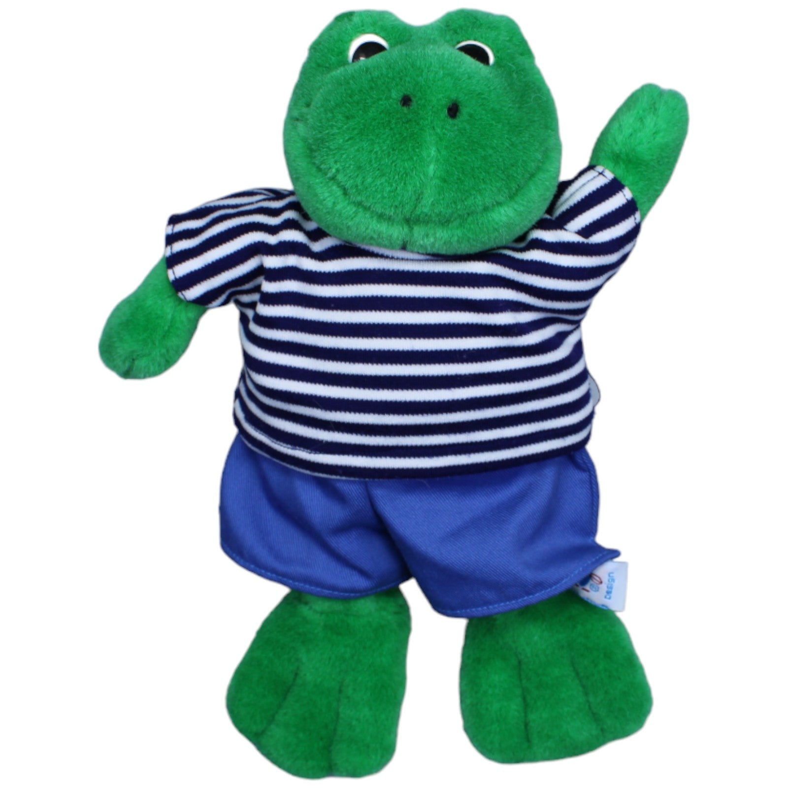 1234143 NICI Vintage Schlenker Frosch mit Shirt & Hose Kuscheltier Kumpel Leo Gebraucht Vintage