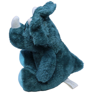 1234156 TEDI Kuschelfreund, Triceratops blau Kuscheltier Kumpel Leo Dino Dinosaurier Gebraucht