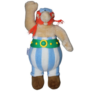 1234188 Michael Mühleck Vintage XL Obelix aus Asterix Plüschfigur Kumpel Leo Gebraucht