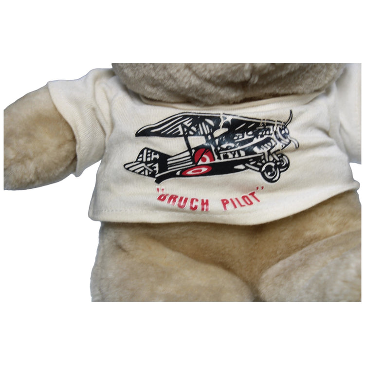 1234217 EBRA-GmbH Vintage Teddybär, Bruch Pilot Kuscheltier Kumpel Leo Bär Gebraucht Teddy