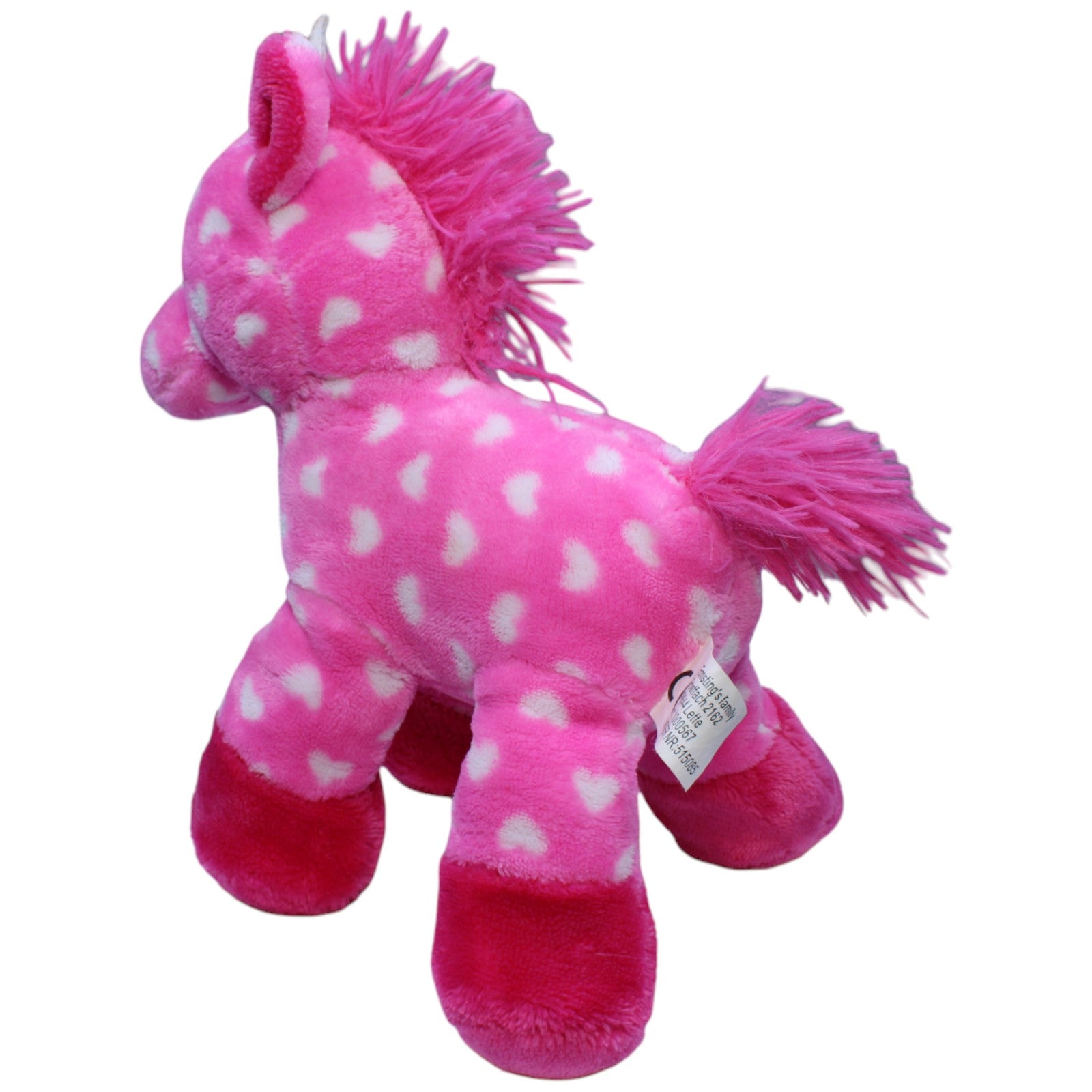 1234220 Ernstings family Einhorn mit Punkten, pink Kuscheltier Kumpel Leo Fantasy Gebraucht Glubschi