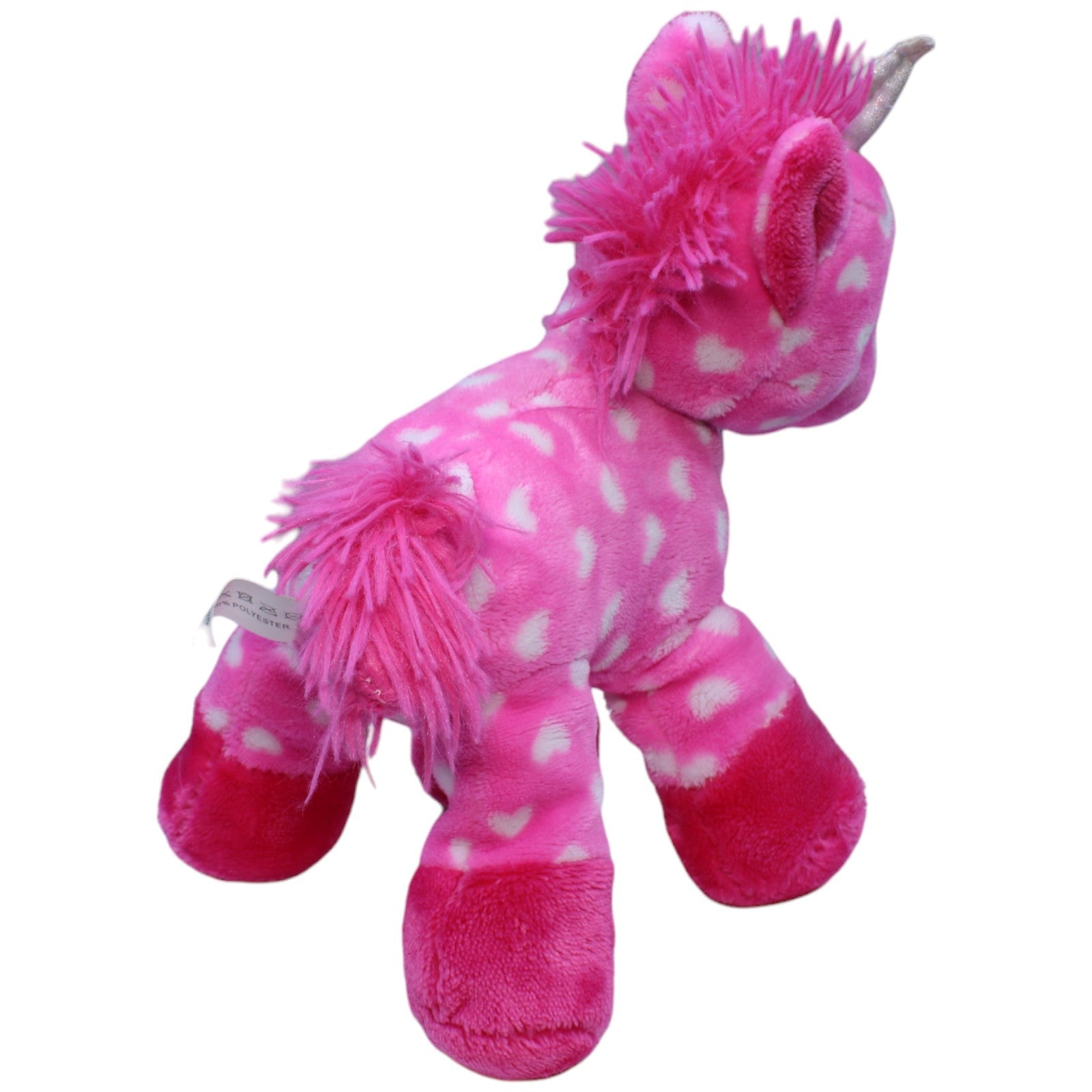 1234220 Ernstings family Einhorn mit Punkten, pink Kuscheltier Kumpel Leo Fantasy Gebraucht Glubschi