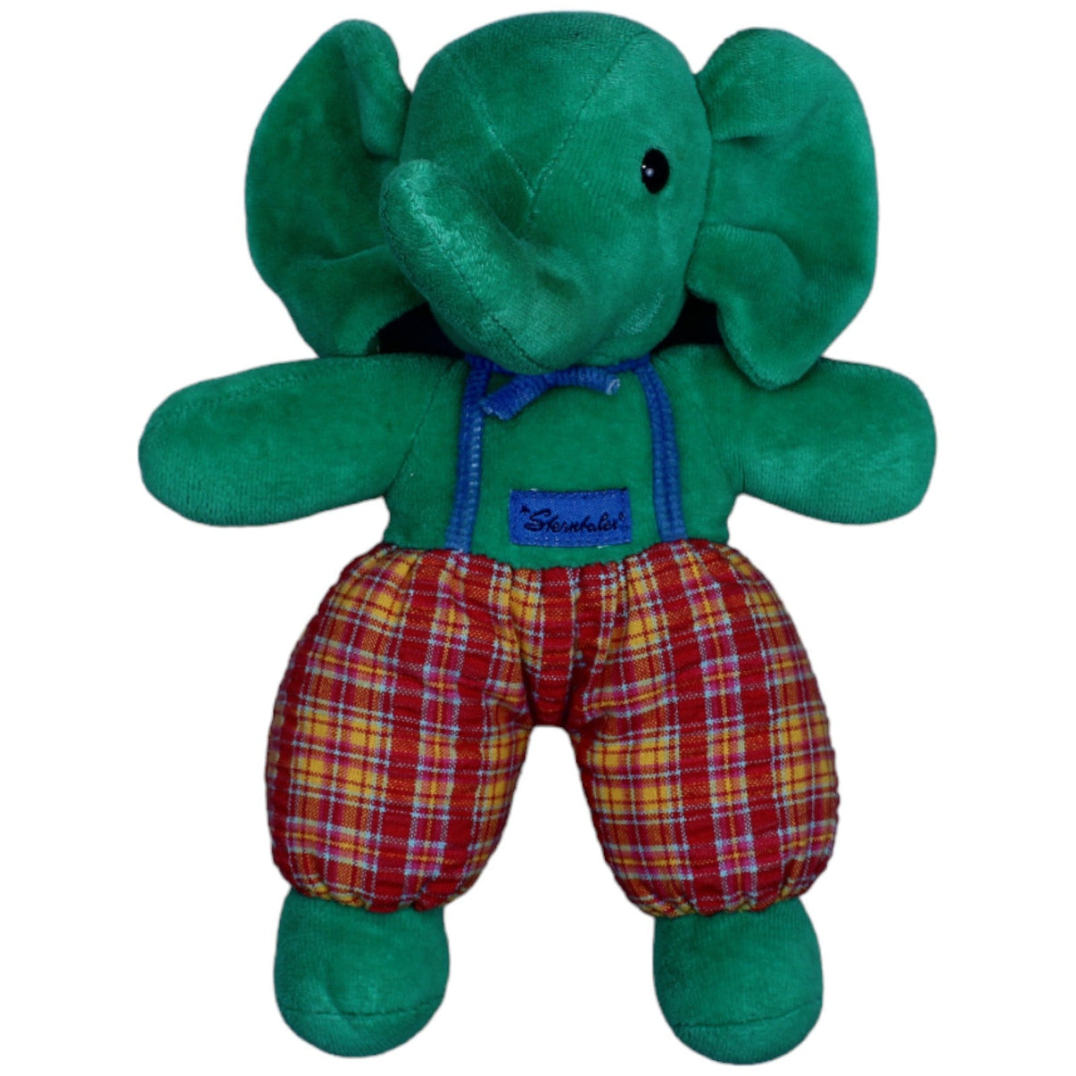 1234267 Sterntaler Vintage Elefant mit Rassel, grün Kuscheltier Kumpel Leo Gebraucht