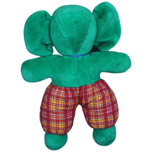 1234267 Sterntaler Vintage Elefant mit Rassel, grün Kuscheltier Kumpel Leo Gebraucht