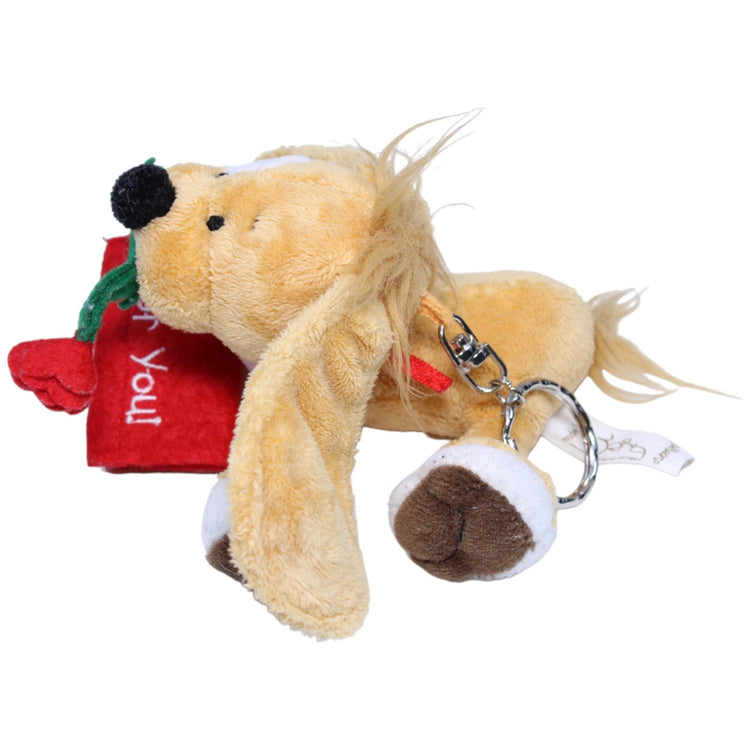 1234293 Brina Trend GmbH Schlüsselanhänger Hund Stoppel mit Tasche "For You" Schlüsselanhänger Kumpel Leo Gebraucht