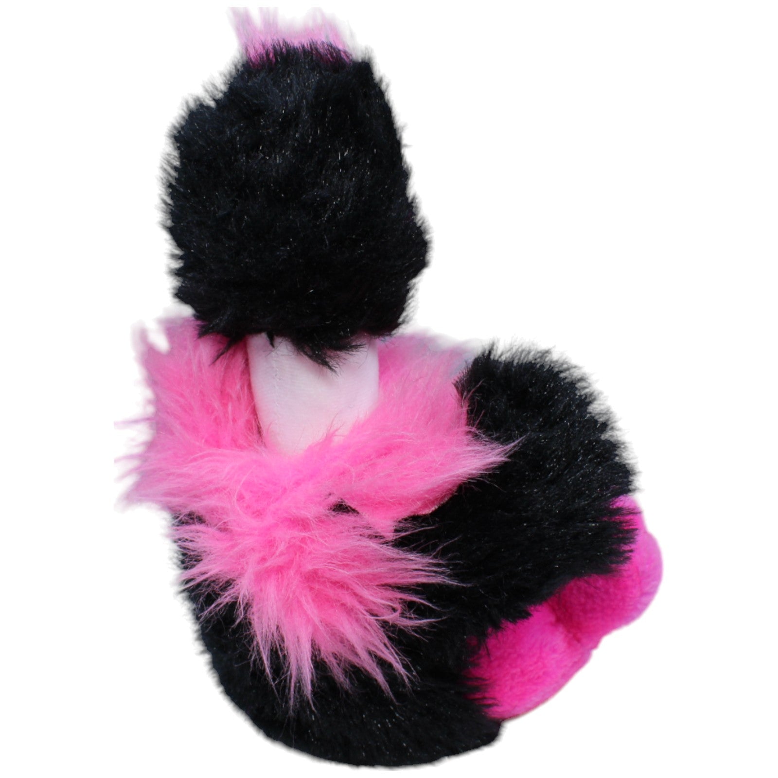 1234294 MLM Toys Vogel sitzend, pink-schwarz Kuscheltier Kumpel Leo Gebraucht