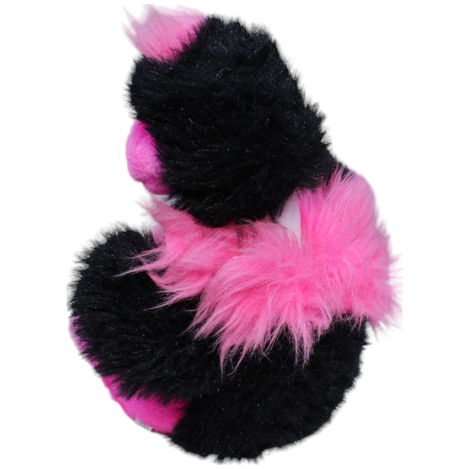 1234294 MLM Toys Vogel sitzend, pink-schwarz Kuscheltier Kumpel Leo Gebraucht