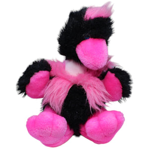 1234294 MLM Toys Vogel sitzend, pink-schwarz Kuscheltier Kumpel Leo Gebraucht