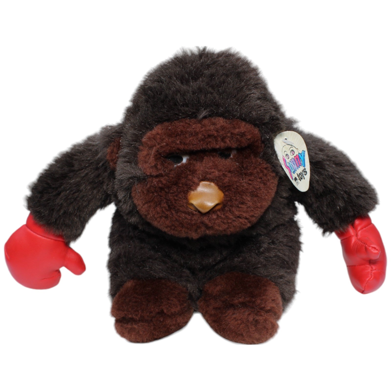 1234318 Euro Souvenirs Vintage Sunny Toys, Gorilla mit Boxhandschuhen Kuscheltier Kumpel Leo Gebraucht