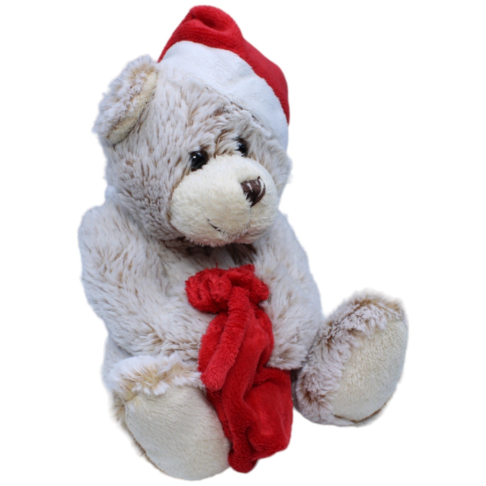 1234337 Kuschelwuschel Karstadt, Weihnachtlicher Bär mit Sack & Zipfelmütze Kuscheltier Kumpel Leo Bär Gebraucht Teddy