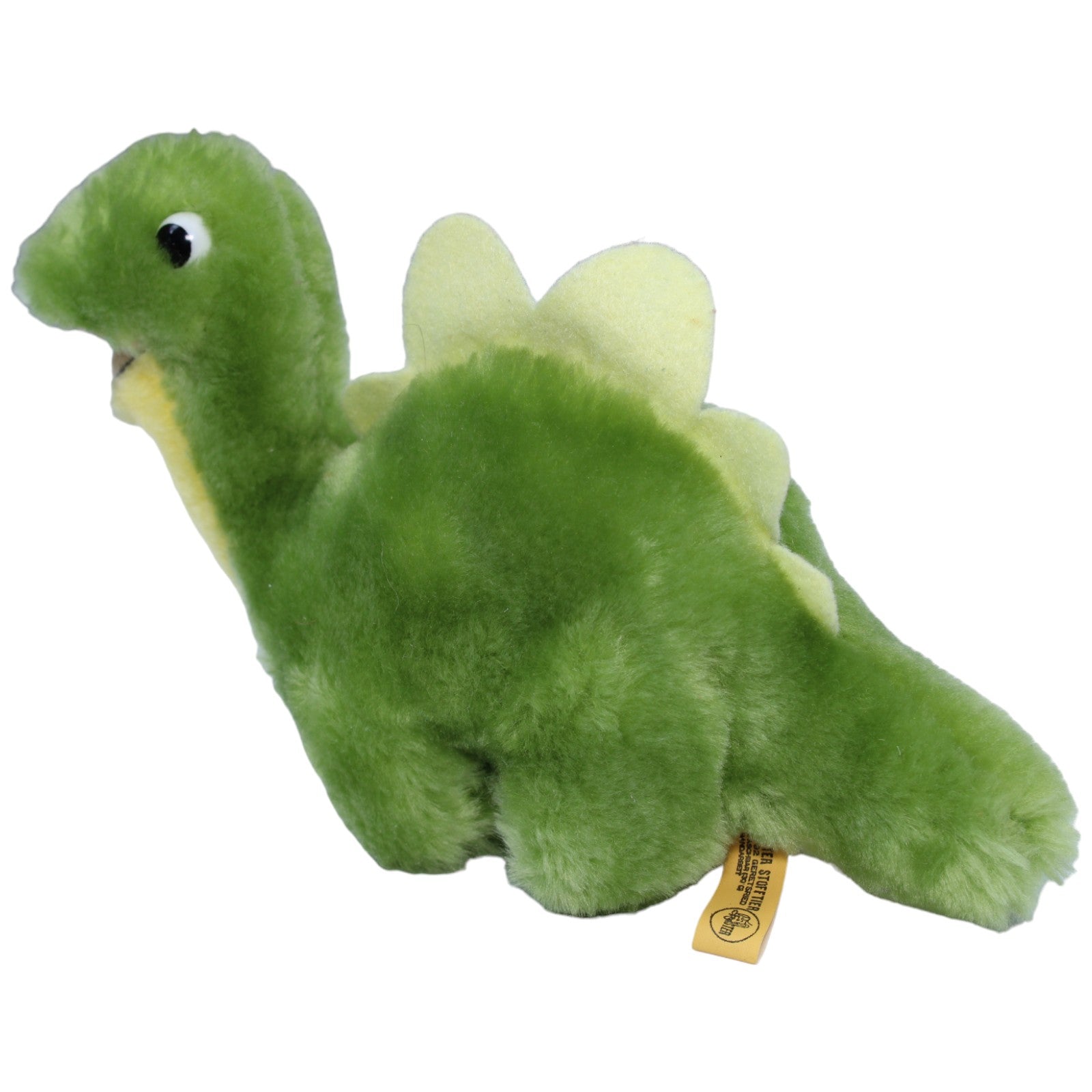 1234362 Förster Stofftiere Vintage Dinosaurier, grün Kuscheltier Kumpel Leo Dino Gebraucht Stegosaurus