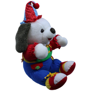 1234363 Unbekannt XL Clown Hund mit Knisterfüßen Kuscheltier Kumpel Leo Gebraucht Hund