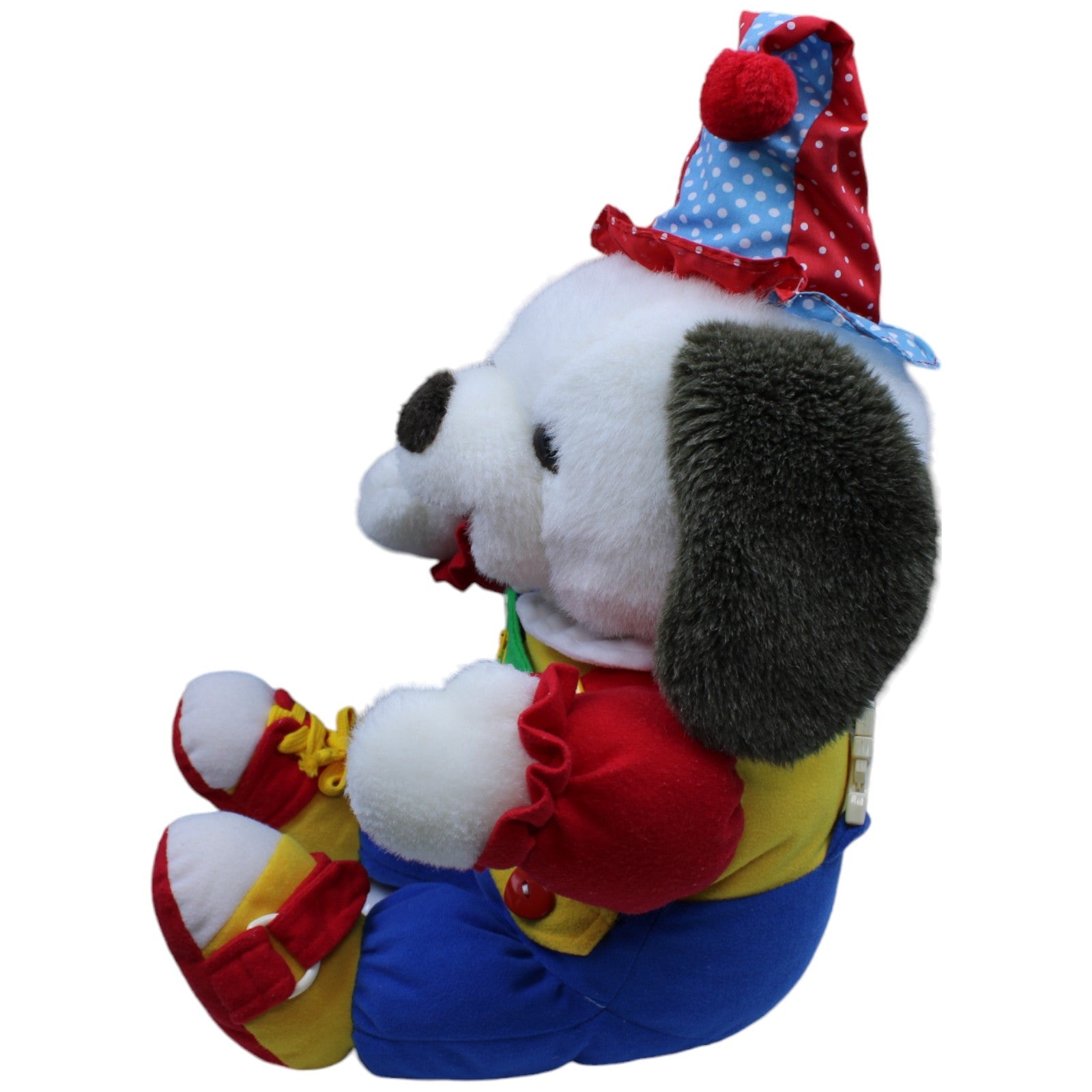 1234363 Unbekannt XL Clown Hund mit Knisterfüßen Kuscheltier Kumpel Leo Gebraucht Hund