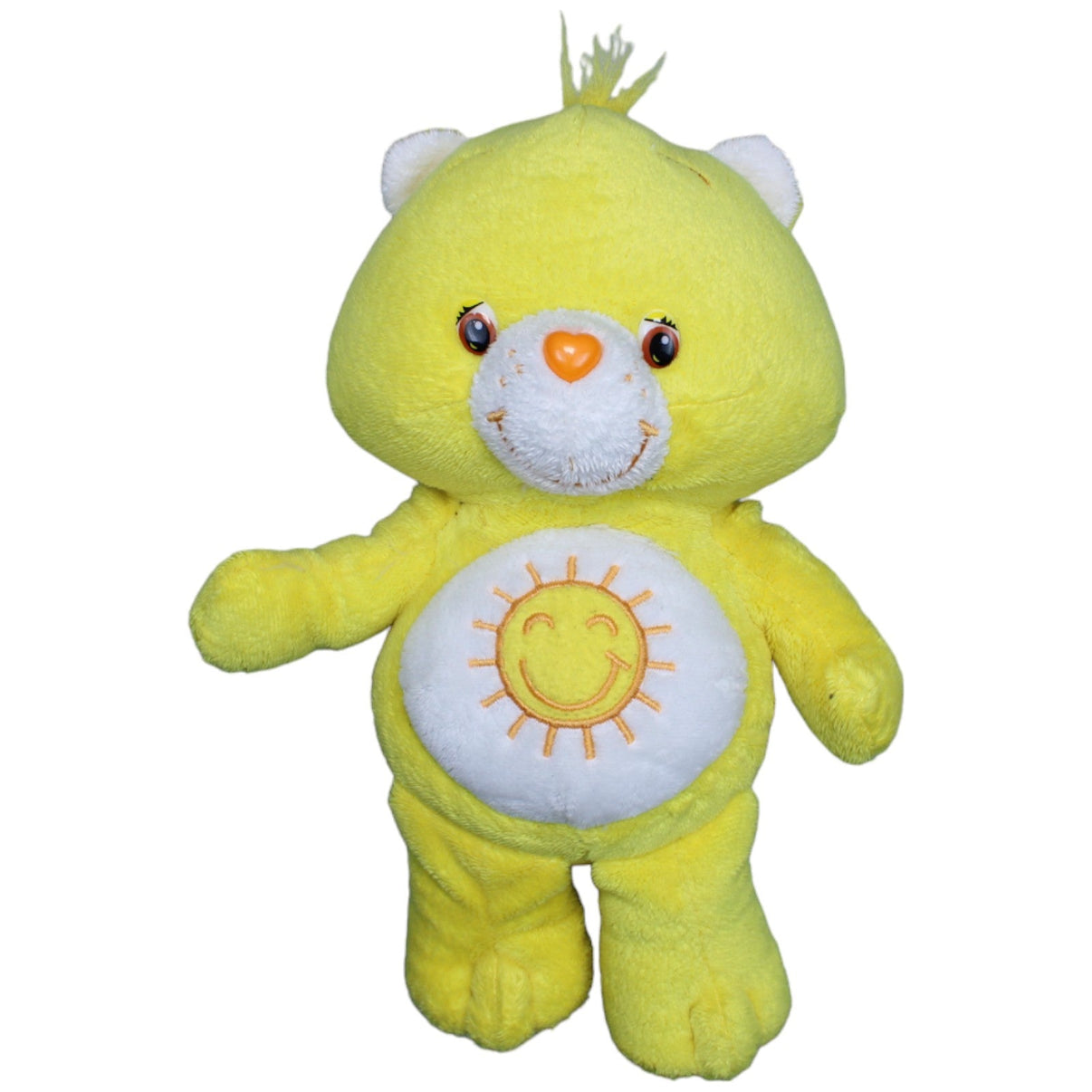 1234365 Whitehouse Leisure Sonnenscheinbärchi aus Die Glücksbärchis, gelb Kuscheltier Kumpel Leo Bär Gebraucht Teddy