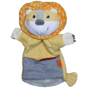 1234384 HABA Handpuppe, oranger Löwe Handpuppe Kumpel Leo Gebraucht