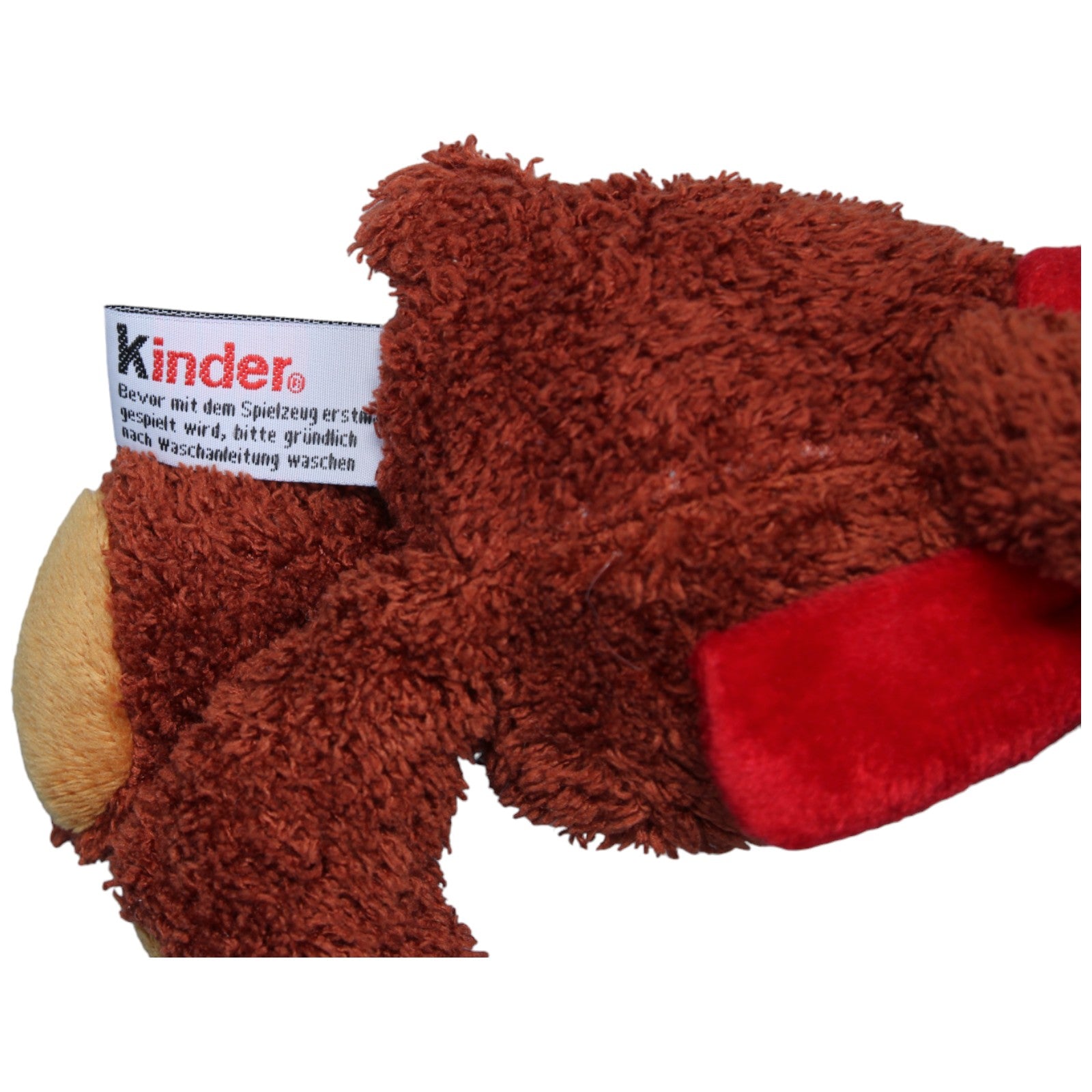 1234401 Ferrero Kinder, Weihnachtlicher Bär mit Zipfelmütze Kuscheltier Kumpel Leo Gebraucht