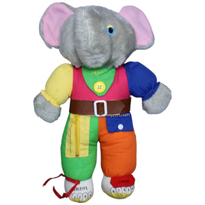 1234403 Unbekannt Patchwork-Motorik-Elefant, bunt Kuscheltier Kumpel Leo Gebraucht