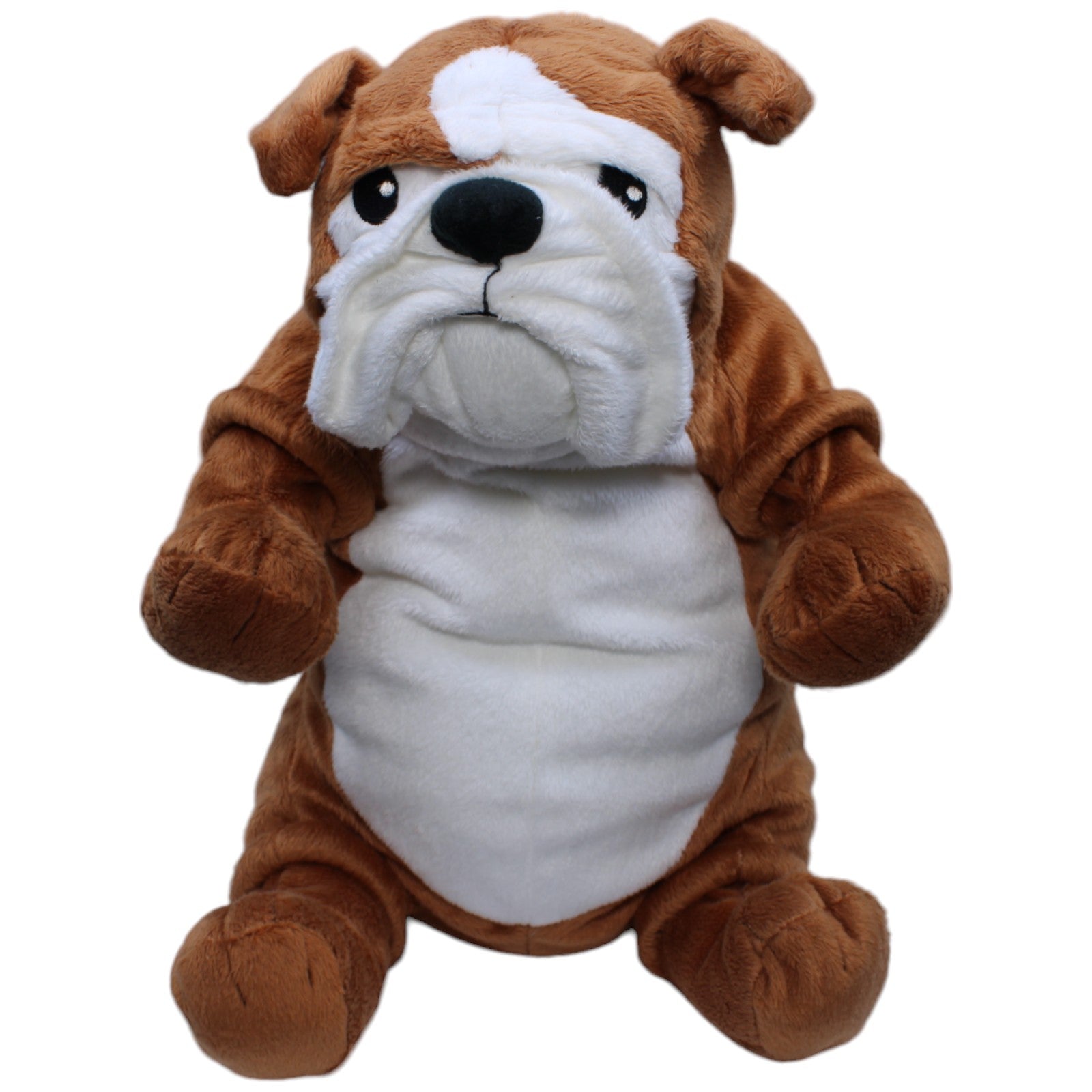 1234454 IKEA Englische Bulldogge, GOSIG KLAPPAR Kuscheltier Kumpel Leo Gebraucht Hund