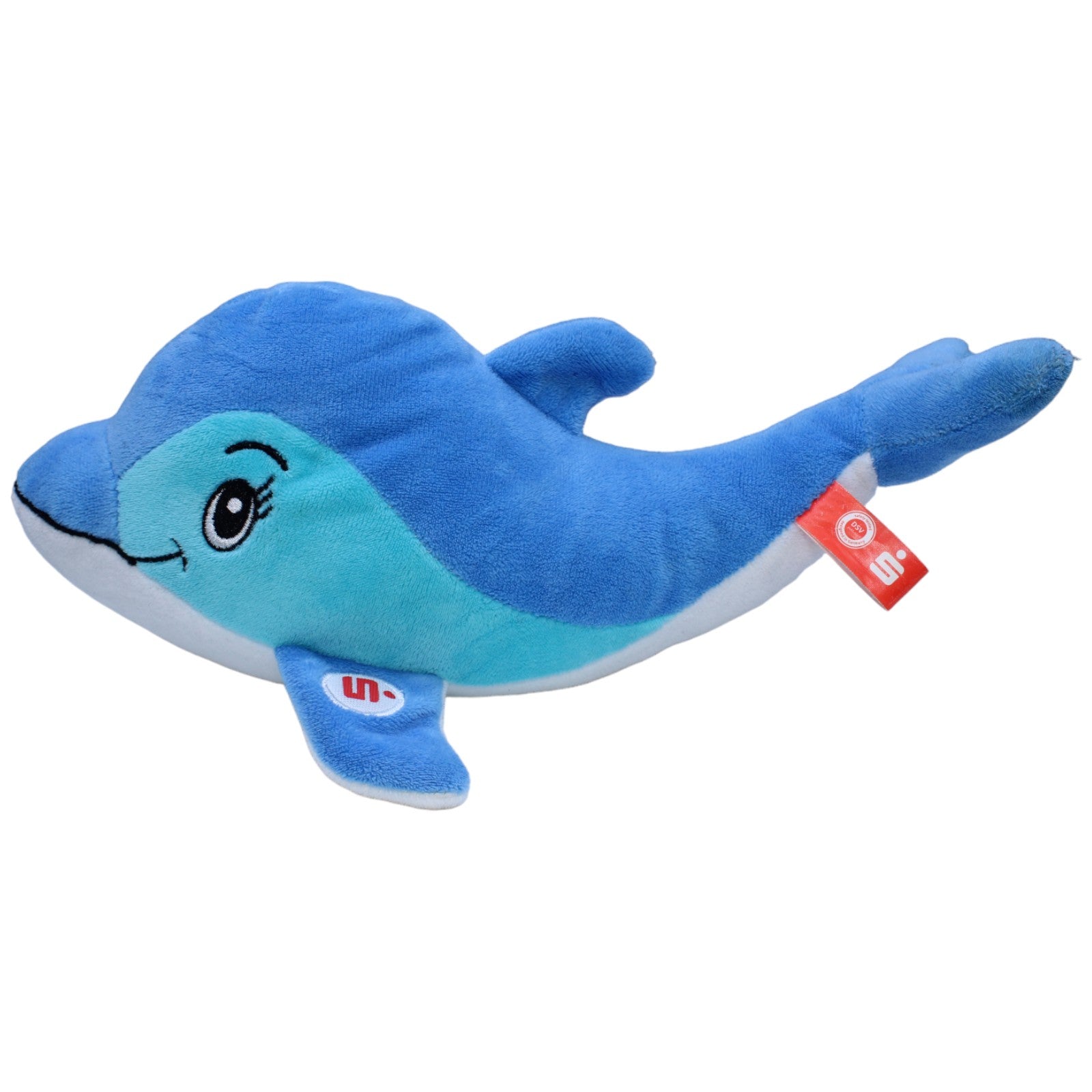 1234456 team-d GmbH Sparkasse Delfin, blau Kuscheltier Kumpel Leo Gebraucht