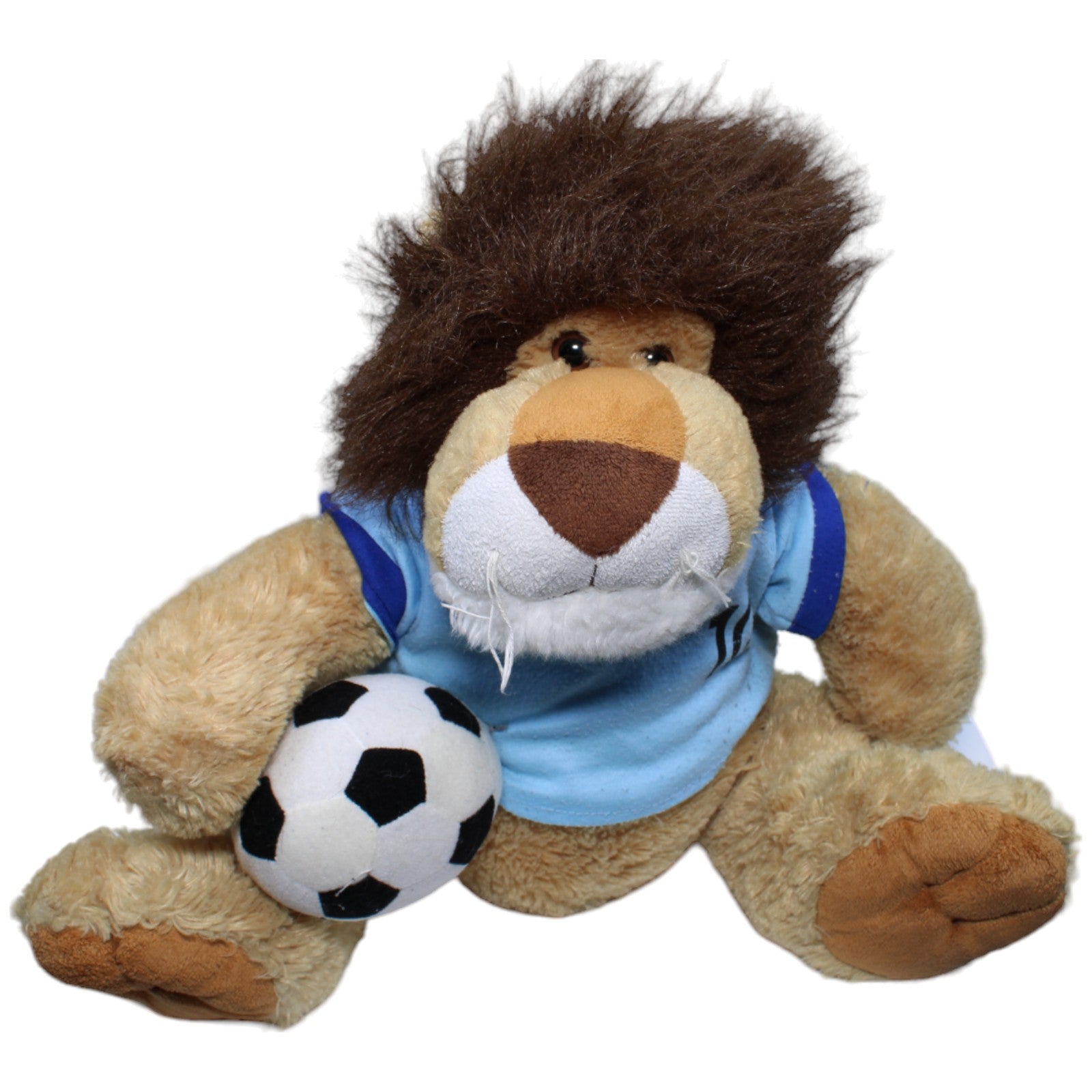 1234479 Besttoy XL Löwe mit Fußball im Trikot Kuscheltier Kumpel Leo Fußballl Gebraucht