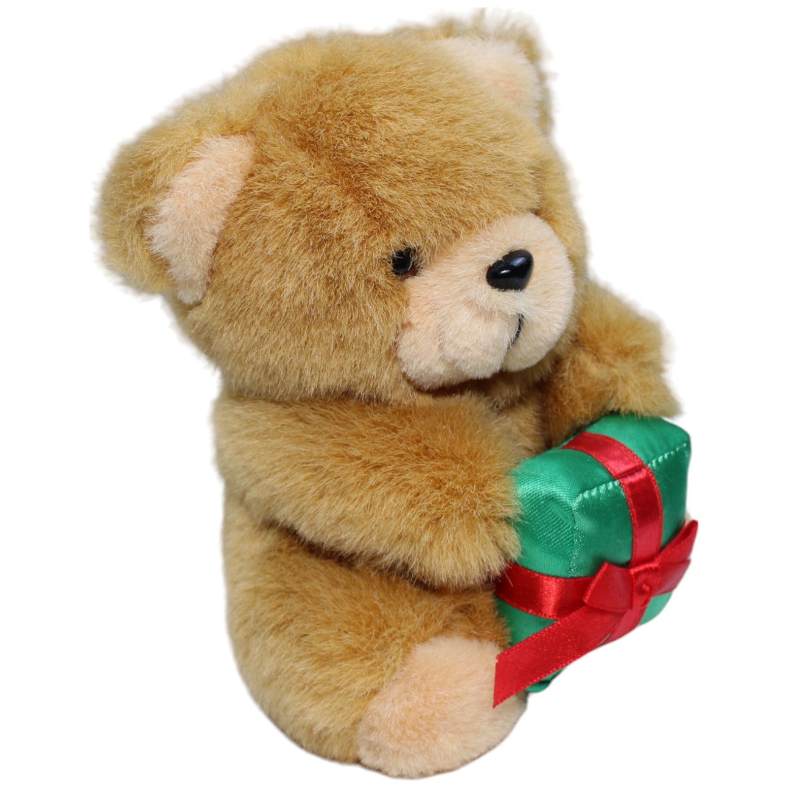 1234547 Yves Rocher Bär mit Geschenk, beige Kuscheltier Kumpel Leo Bär Gebraucht Teddy