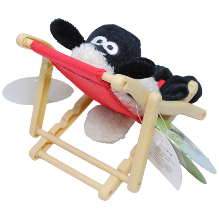 1234550 NICI Schaf Shaun im Liegestuhl aus Shaun das Schaf Kuscheltier Kumpel Leo neu