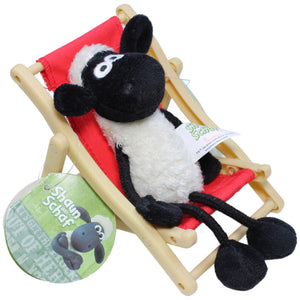 1234550 NICI Schaf Shaun im Liegestuhl aus Shaun das Schaf Kuscheltier Kumpel Leo neu