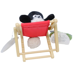 1234550 NICI Schaf Shaun im Liegestuhl aus Shaun das Schaf Kuscheltier Kumpel Leo neu