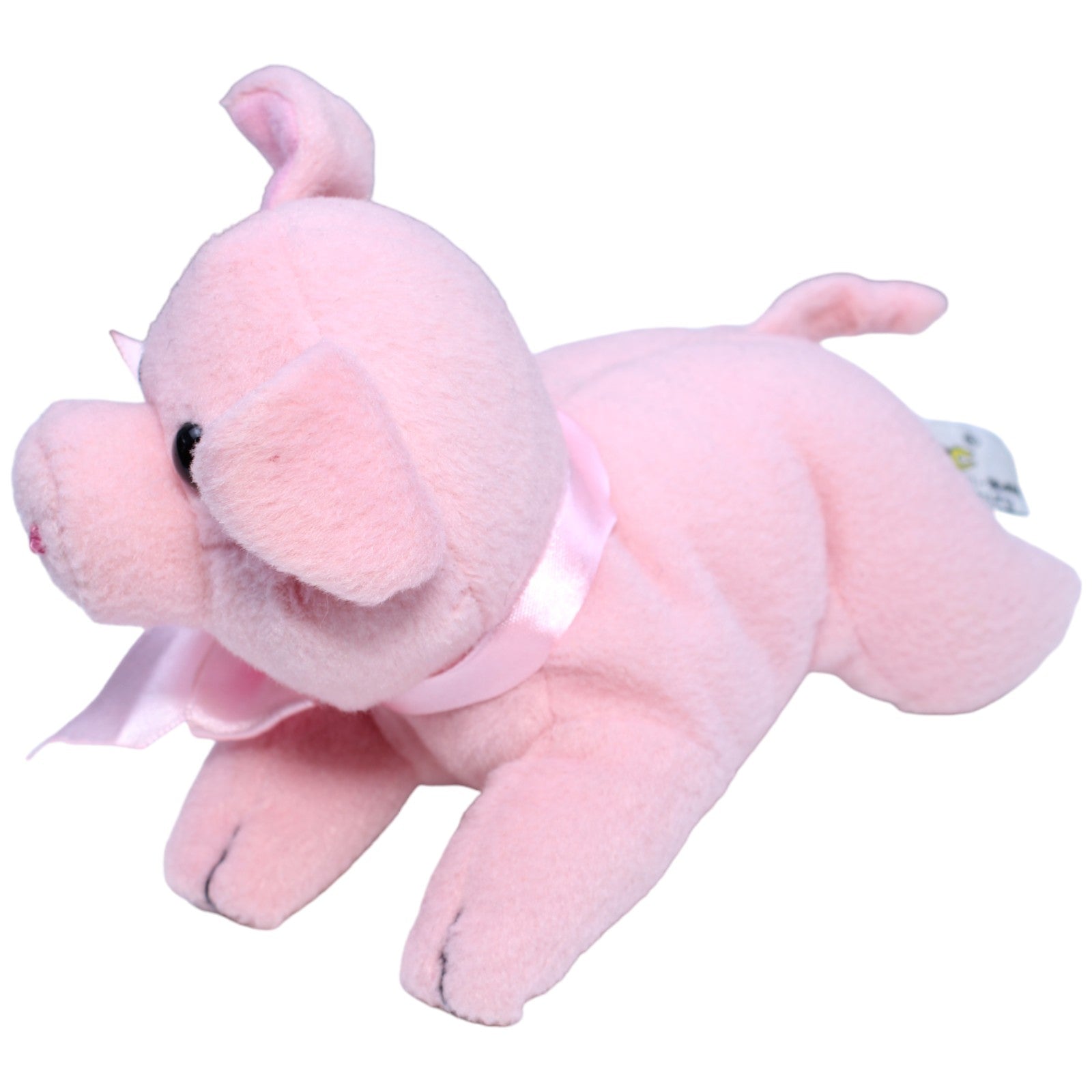 1234575 Heunec Schwein, rosa Kuscheltier Kumpel Leo Gebraucht Glücksschwein Silvester