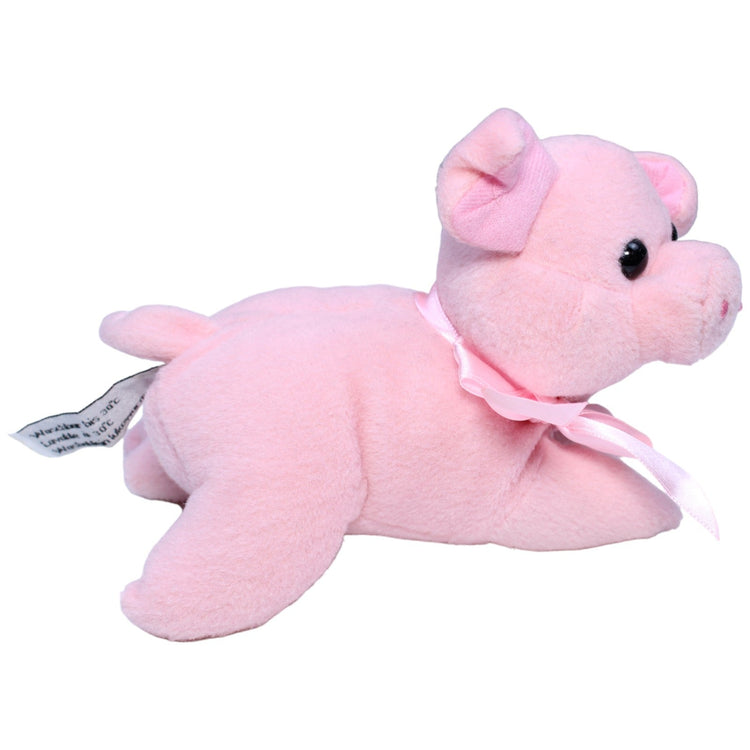 1234575 Heunec Schwein, rosa Kuscheltier Kumpel Leo Gebraucht Glücksschwein Silvester