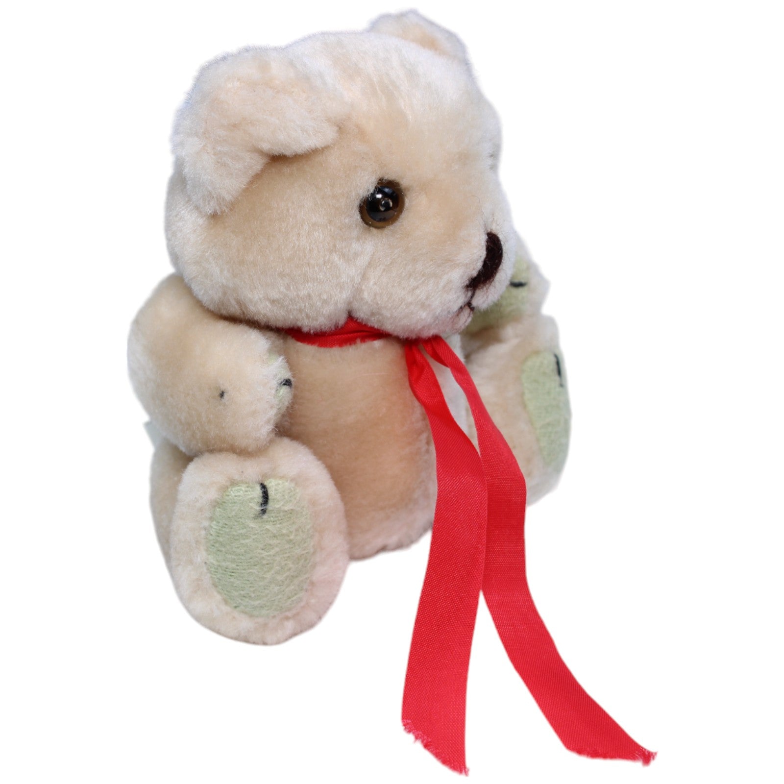 1234577 Seneca Herzl, Teddybär mit beweglichen Gliedern mini Kuscheltier Kumpel Leo Bär Gebraucht Teddy