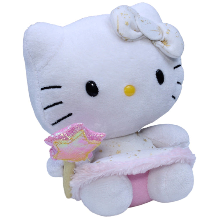 1234583 TY Hello Kitty by Sanrio, Katze mit Zauberstab Kuscheltier Kumpel Leo Gebraucht