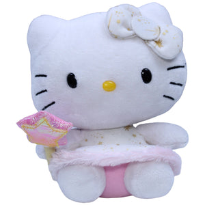 1234583 TY Hello Kitty by Sanrio, Katze mit Zauberstab Kuscheltier Kumpel Leo Gebraucht