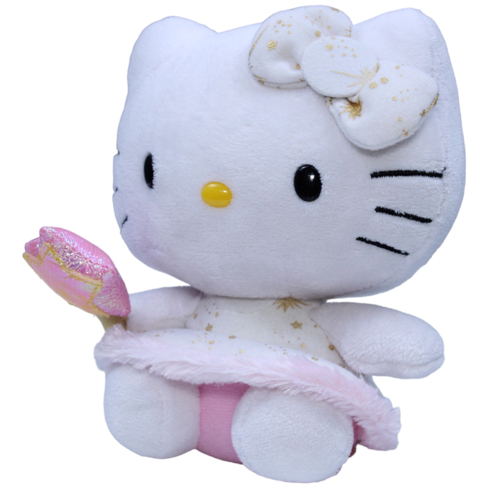 1234583 TY Hello Kitty by Sanrio, Katze mit Zauberstab Kuscheltier Kumpel Leo Gebraucht