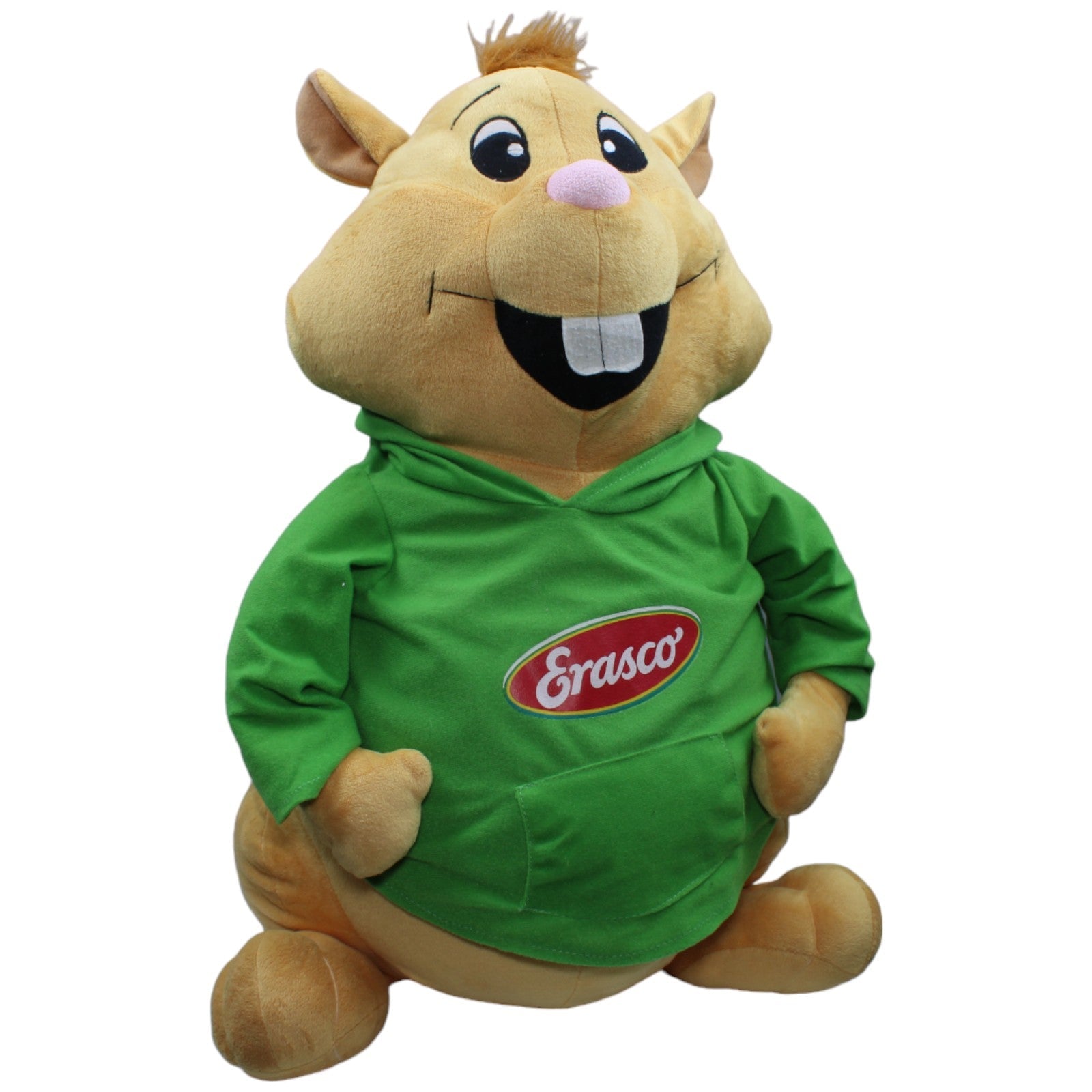 1234612 Campbell's Germany GmbH Erasco, XXL Hamster mit Hoodie Kuscheltier Kumpel Leo Gebraucht