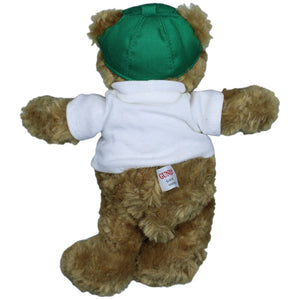 1234642 GUND Bär mit Kappe & Shirt, Irish Stock Exchange Kuscheltier Kumpel Leo Bär Gebraucht Teddy