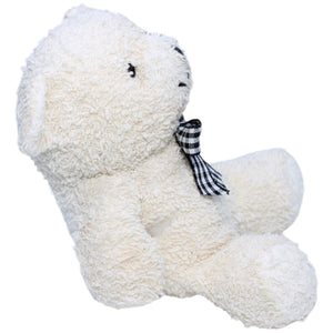 1234718 Amtoys Noukie's, Weißer Teddy mit Schleife Kuscheltier Kumpel Leo Bär Gebraucht Teddy