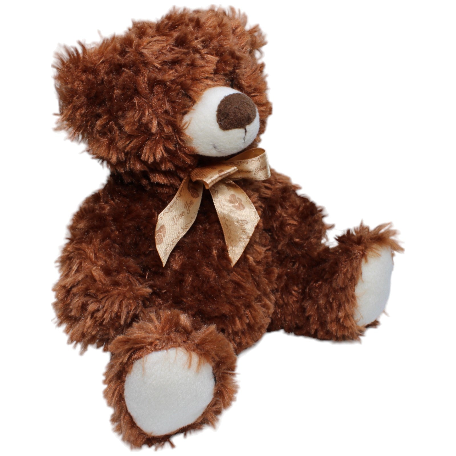 1234724 Heunec Teddybär mit Schleife, braun Kuscheltier Kumpel Leo Bär Gebraucht Teddy