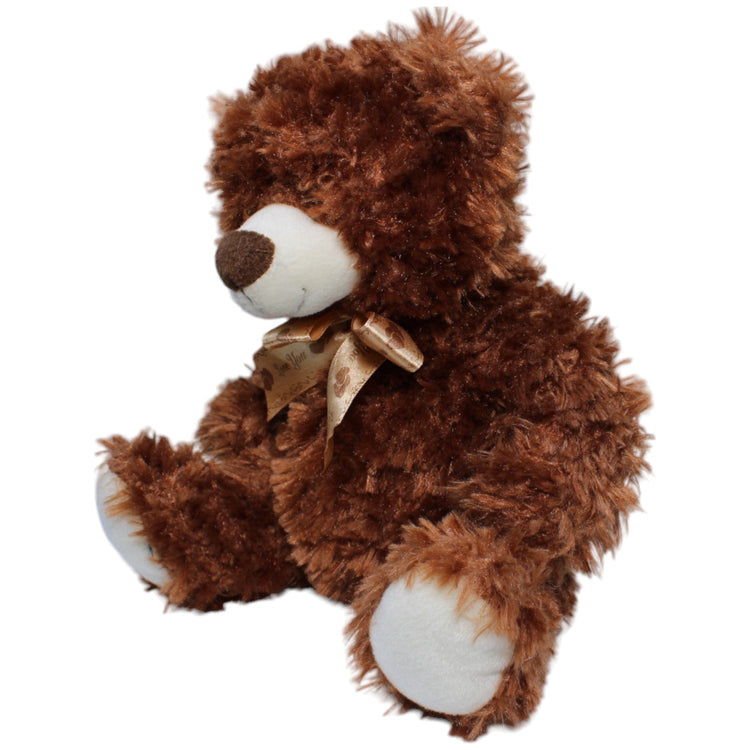 1234724 Heunec Teddybär mit Schleife, braun Kuscheltier Kumpel Leo Bär Gebraucht Teddy