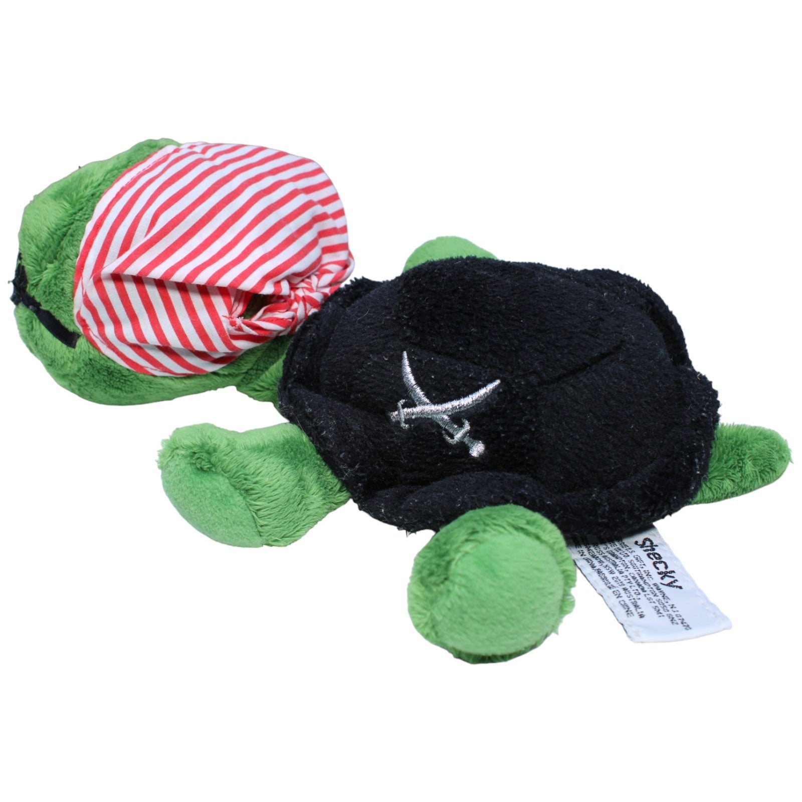 1234738 Russ Berrie Piraten Schildkröte Shecky Kuscheltier Kumpel Leo Gebraucht