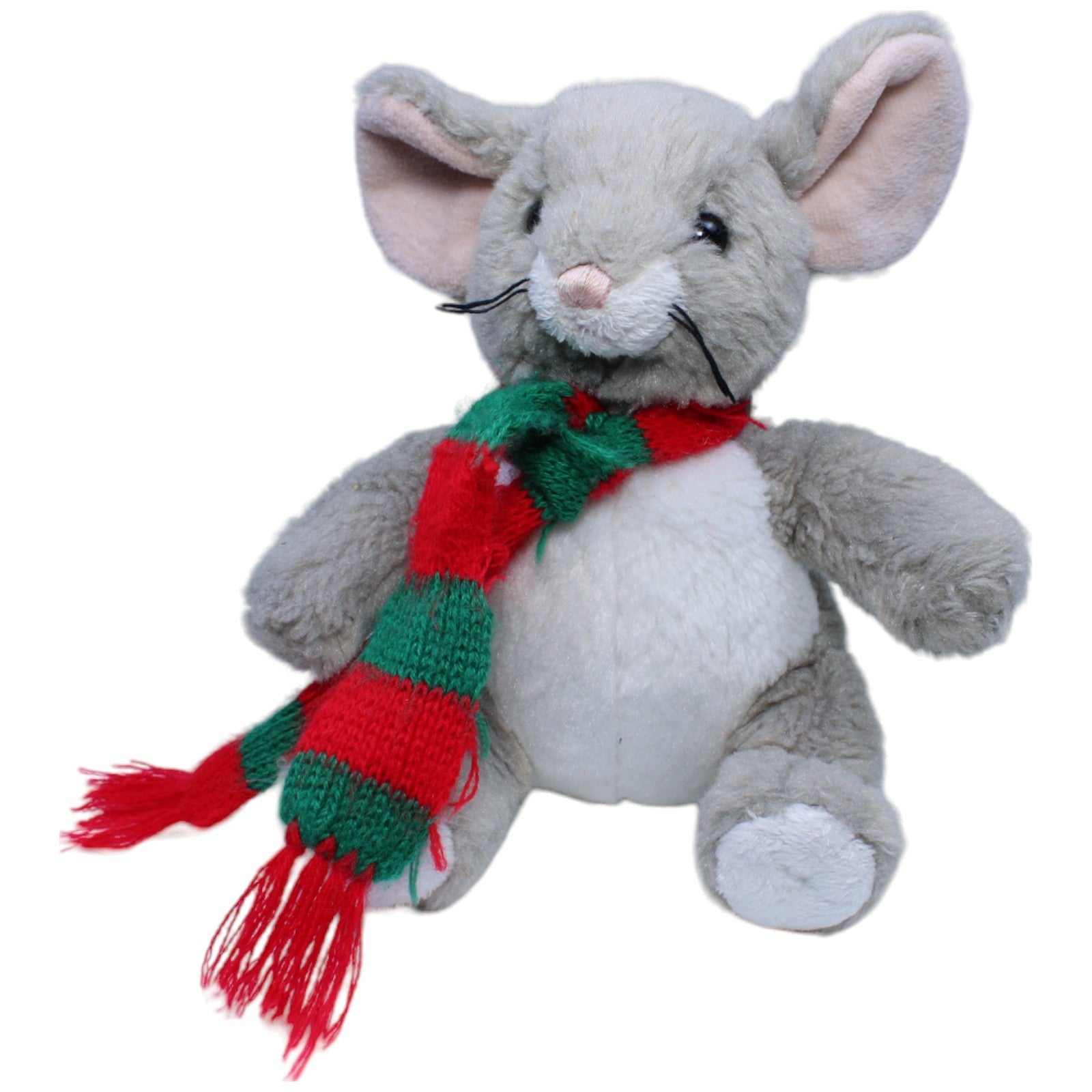 1234748 Teddy-Hermann Maus mit Schal Kuscheltier Kumpel Leo Gebraucht