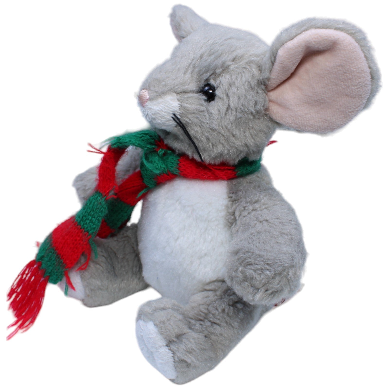 1234748 Teddy-Hermann Maus mit Schal Kuscheltier Kumpel Leo Gebraucht