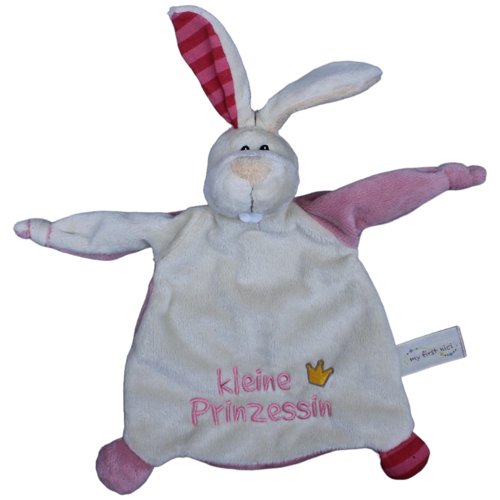 1234765 NICI My first NICI Schmusetuch, Hase "kleine Prinzessin" Schmusetuch Kumpel Leo Gebraucht Knuddeltuch Kuscheltuch