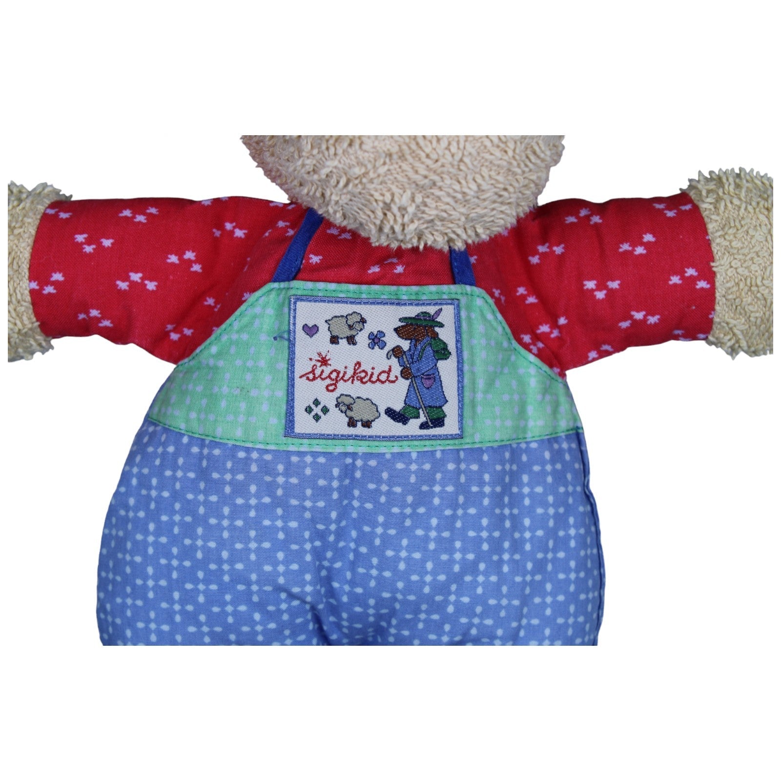 1234770 Sigikid Vintage Frottee-Hund Fips, Schäfer & Schafe Kuscheltier Kumpel Leo Gebraucht