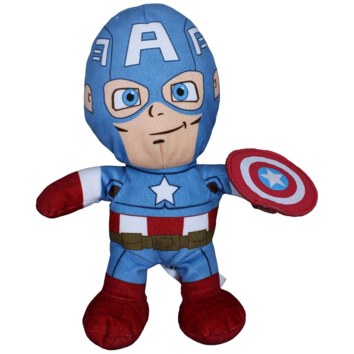 1234849 Nicotoy Marvel Captain America Plüschfigur Kumpel Leo Disney Frozen Gebraucht